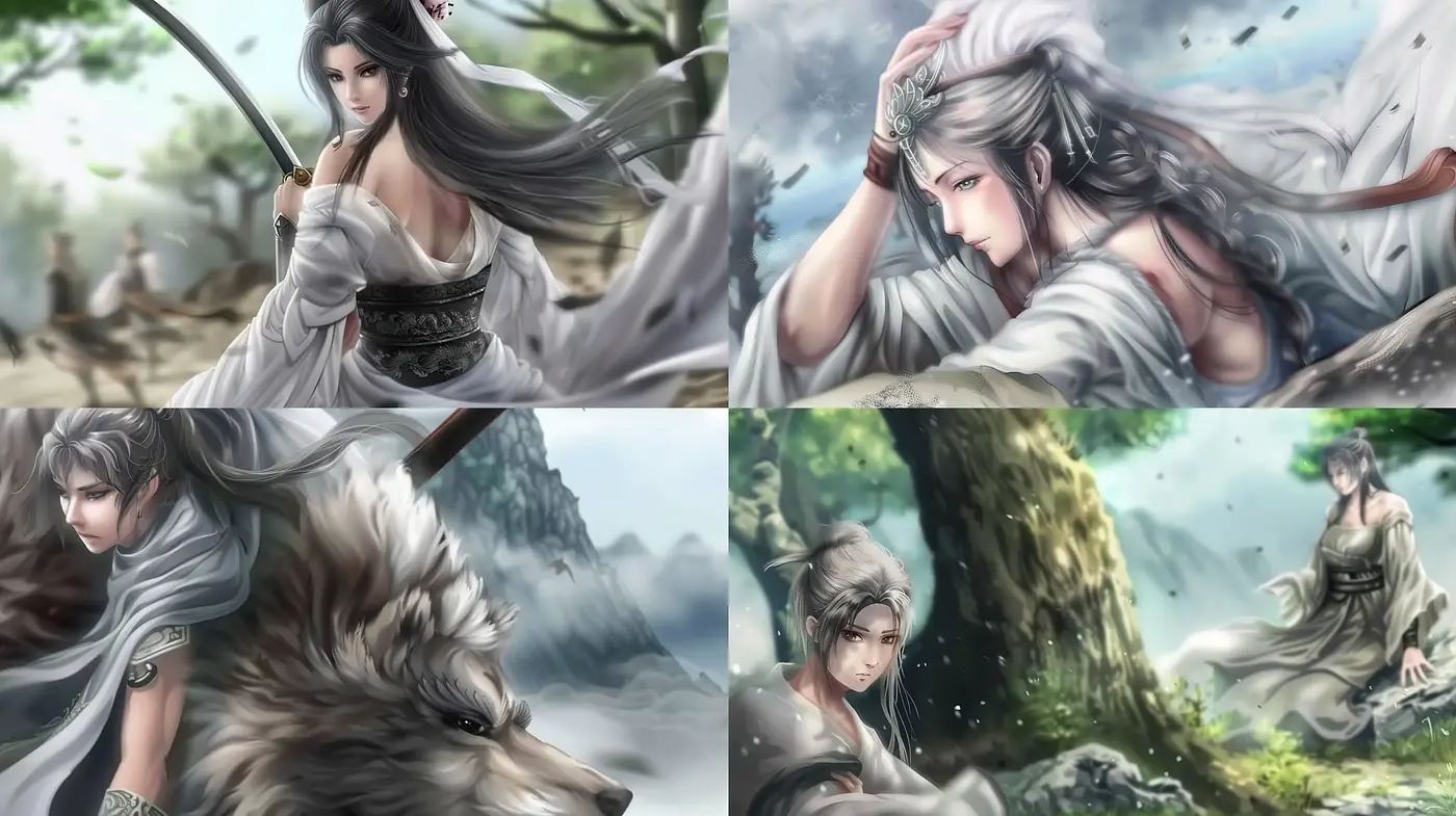 Ethereal Fantasy in Mist and Gossamer: A Homage to Eastern Mythos - Midjourney sref style