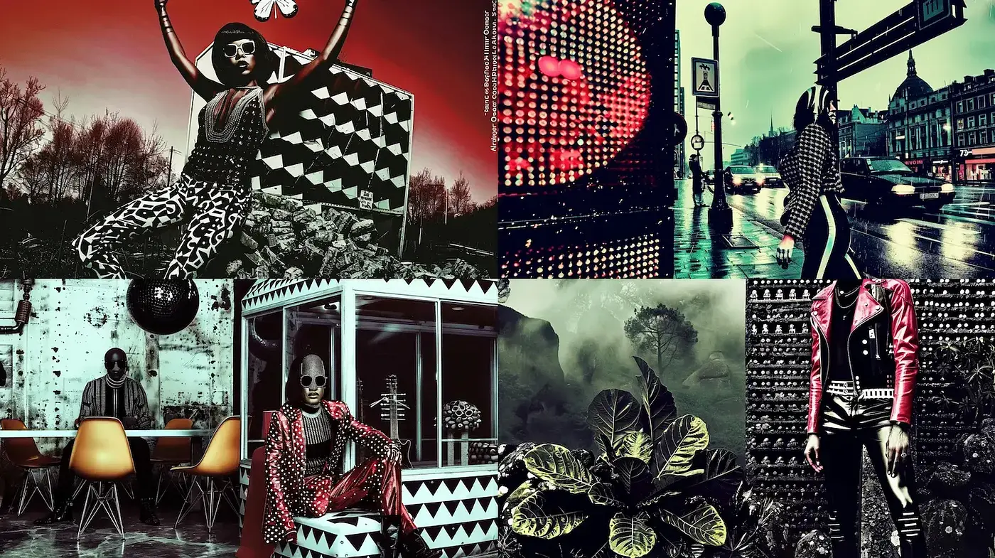 Futuristic Urban Dystopia with a Surreal Twist - Midjourney sref style