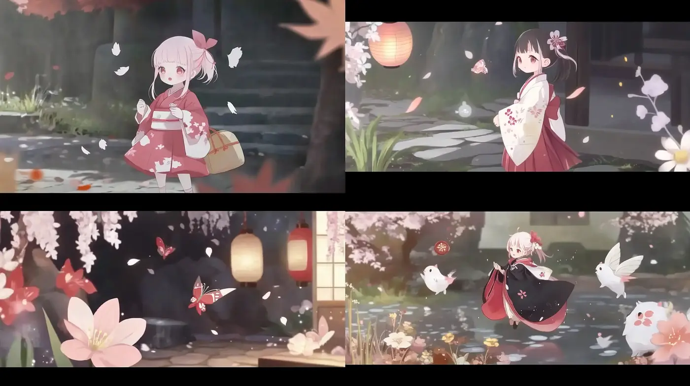 Ethereal Elegance in Pastel: An Anime Dreamscape Fusion - Midjourney sref style