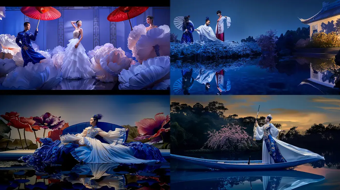 Elegant and Ethereal Cultural Portraits with a Dreamlike Quality - Midjourney sref style