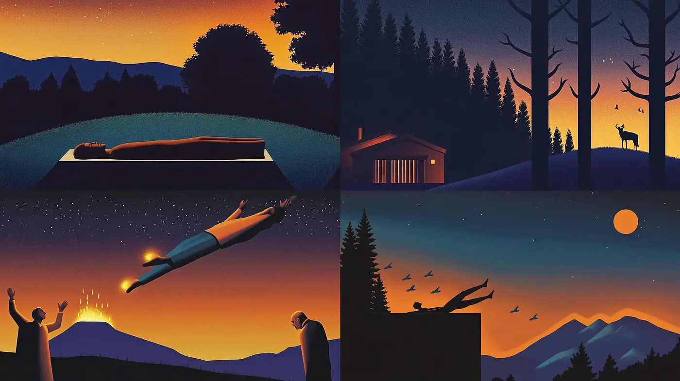 Twilight Reverie: A Journey Through Stylized Nightscapes - Midjourney sref style
