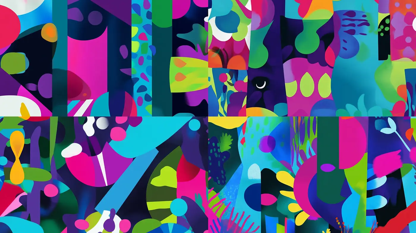 Harmonious Chromatic Symphony in Abstract Expressionism - Midjourney sref style