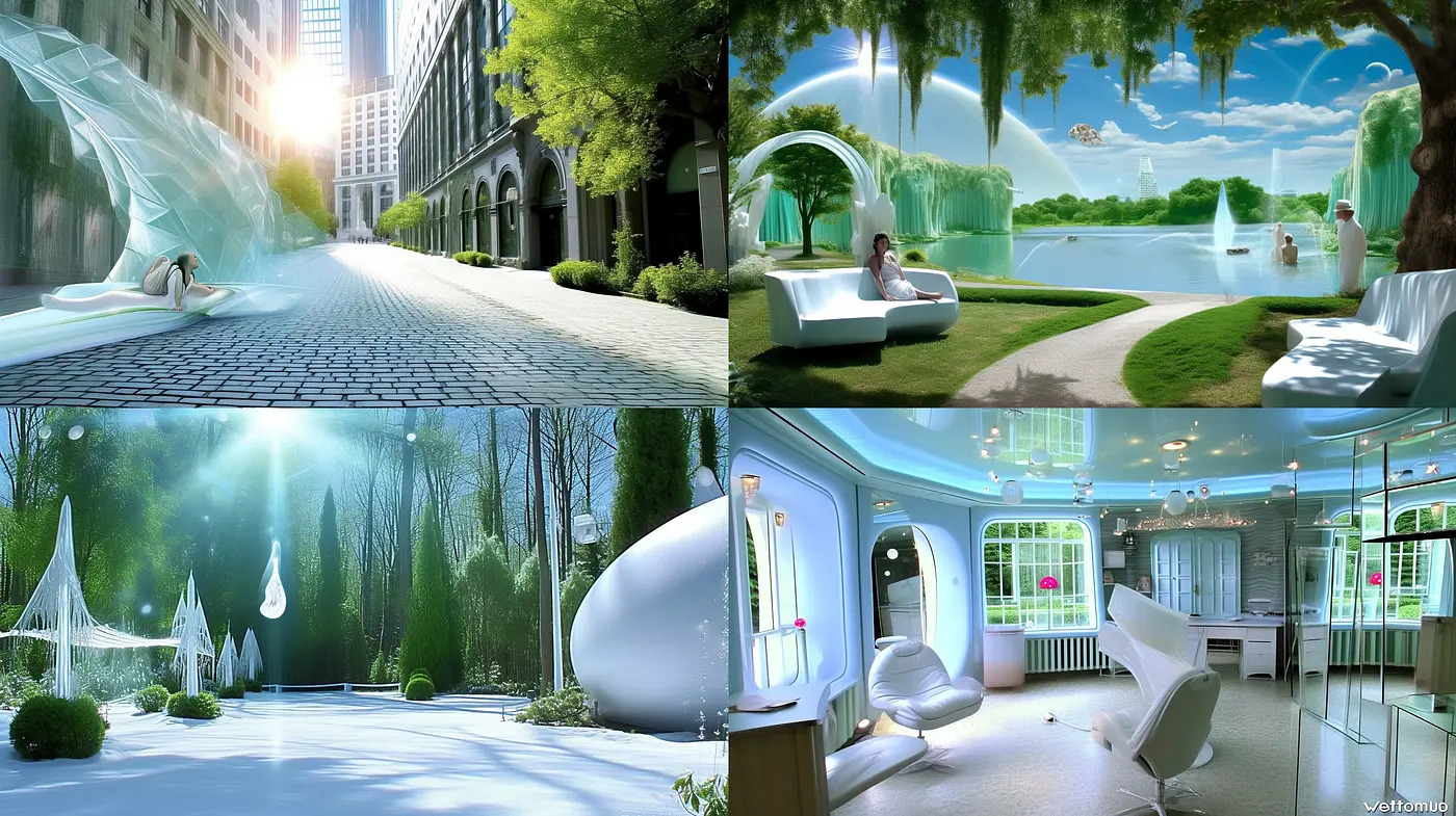 Serene Vistas of Luminous Whimsy: An Exercise in Ethereal and Architectural Fusion - Midjourney sref style