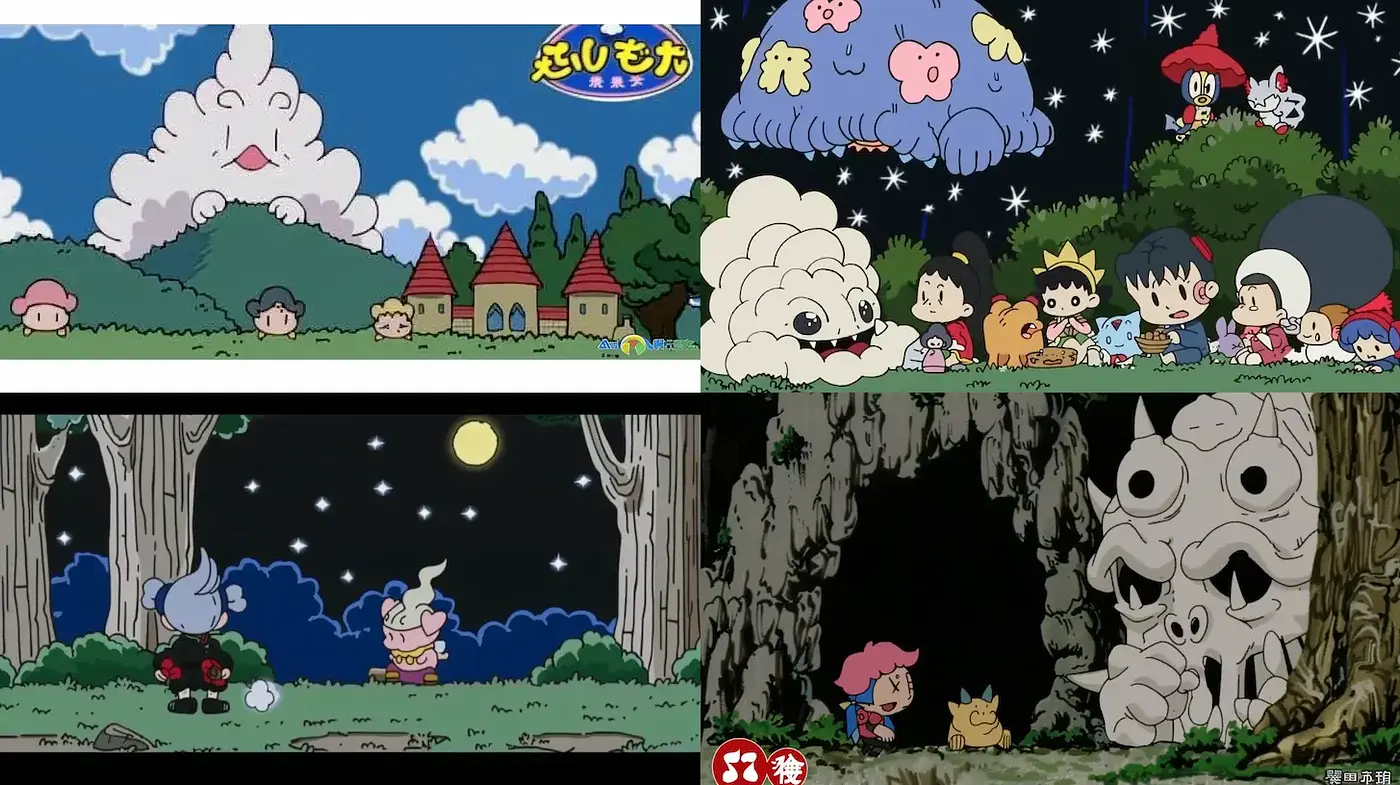 Whimsical and Playful Retro Animation with a Dreamlike Quality - Midjourney sref style