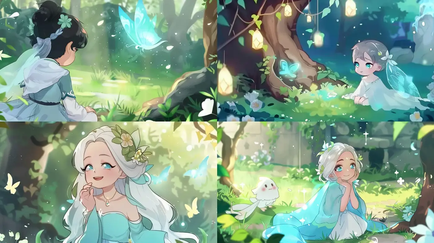 Enchanting Whimsy: A Consistent Pastel Anime Fantasy - Midjourney sref style