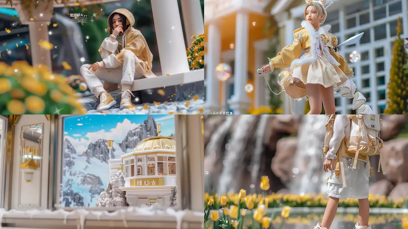 Ethereal and Contemporary Fantasy with a Whimsical Touch - Midjourney sref style