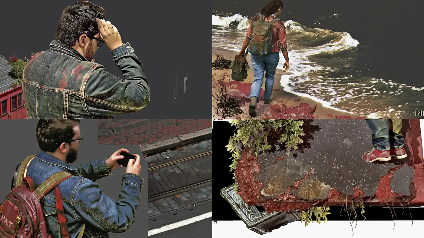 Eclectic and Textured Urban Exploration Aesthetic - Midjourney sref style