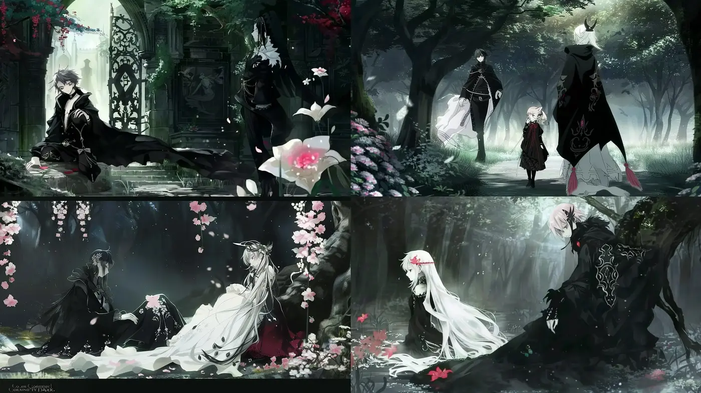 Ethereal Gothic Elegance with an Eastern Artistic Sensibility - Midjourney sref style