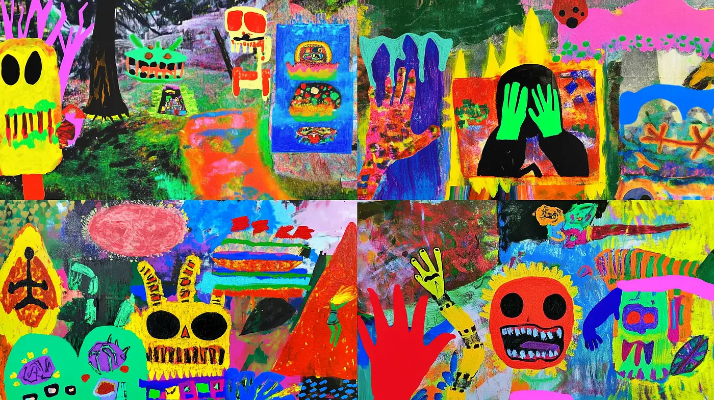 Vibrantly Eclectic Expressionist Fusion - Midjourney sref style