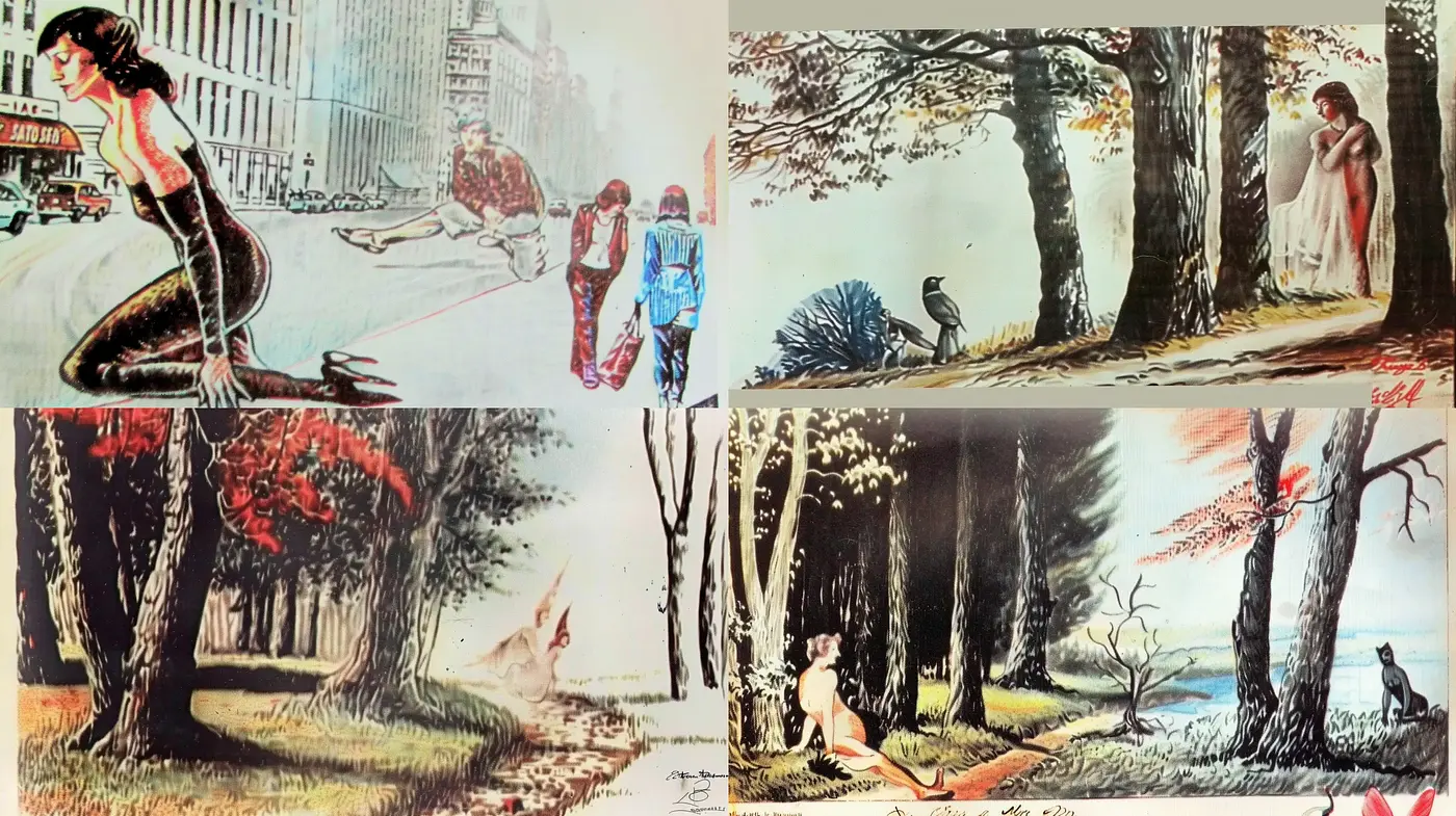 Ethereal Nostalgia with Surreal Overtones in a Soft Color Harmony - Midjourney sref style