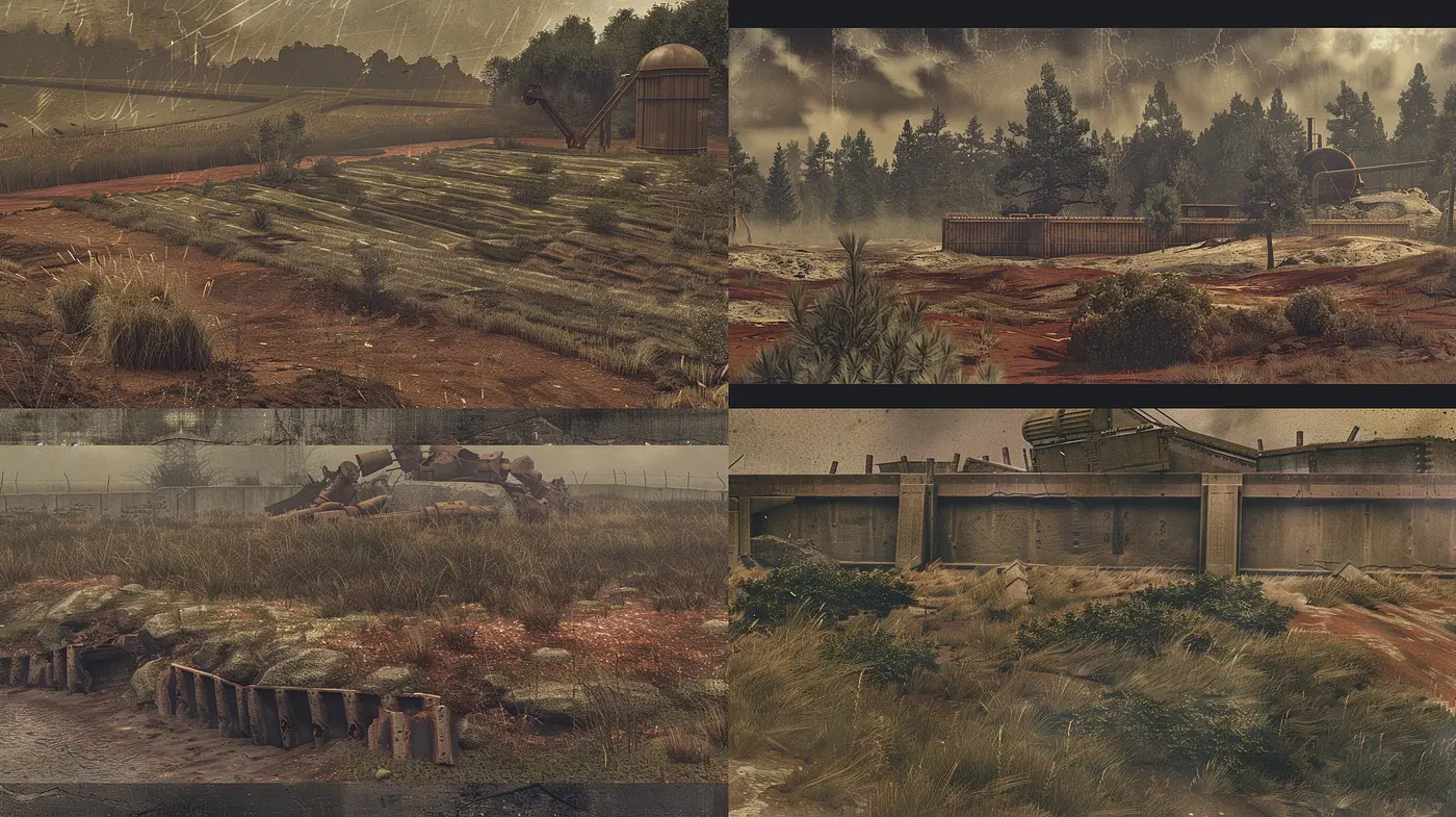 Dusky Melancholia: An Ode to Rustic Solitude in Sepia Tones - Midjourney sref style