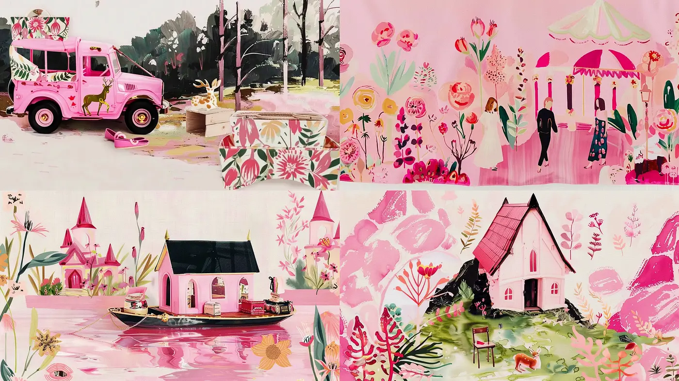Whimsical Pastel Storybook Illustrations - Midjourney sref style