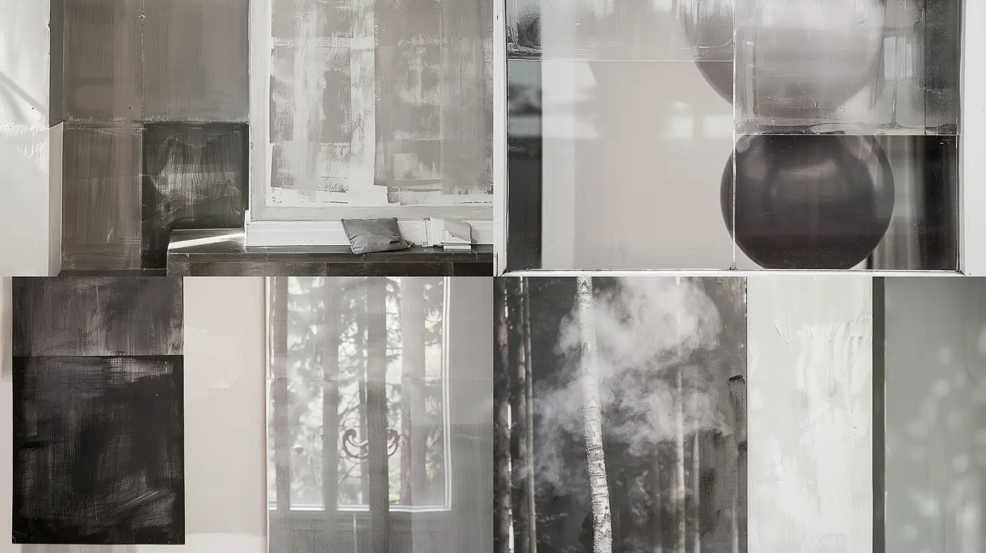 Ethereal Monochromatic Textural Variations - Midjourney sref style