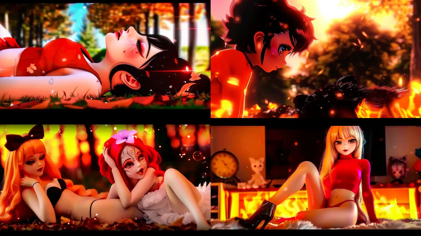 Luminous Twilight: A Consistent Study in Vivid Anime-Inspired Digital Artistry - Midjourney sref style