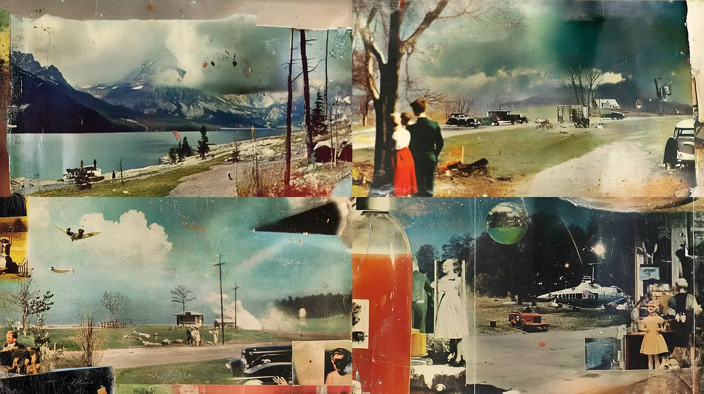 Time-Worn Tapestry of Nostalgic Americana - Midjourney sref style