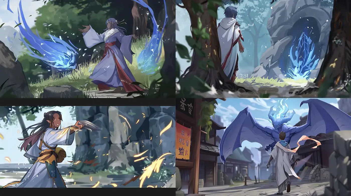 Enchanting Artistry Infused with Ethereal Fantasy Elements - Midjourney sref style