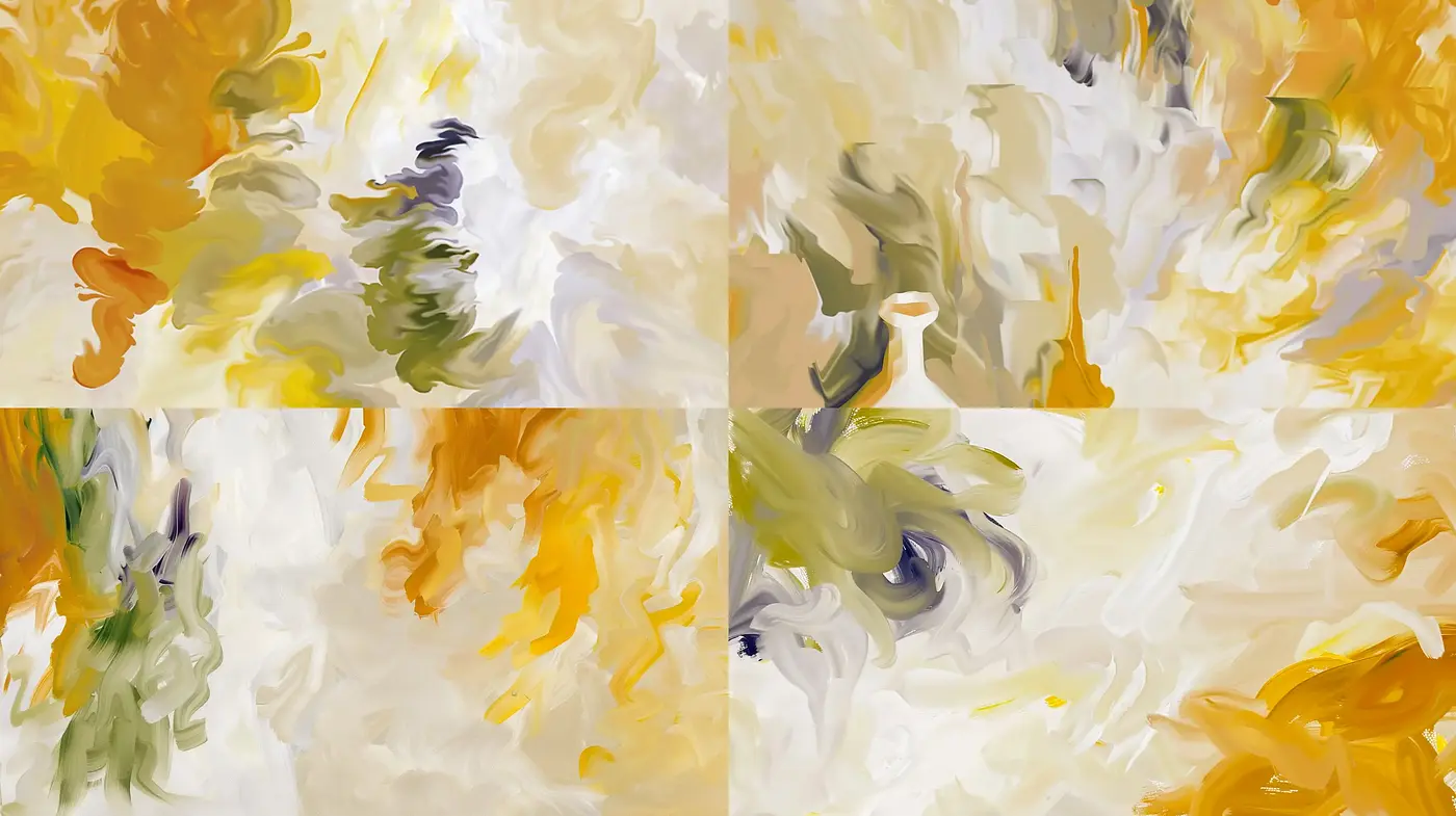 Ethereal Brushstrokes in a Dreamy Impressionist Fusion - Midjourney sref style