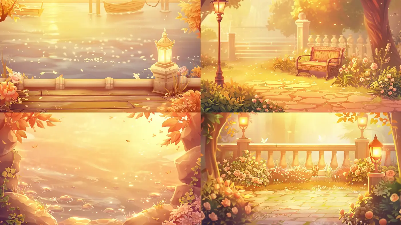 Ethereal Autumnal Glow: An Elegy of Light and Warmth - Midjourney sref style