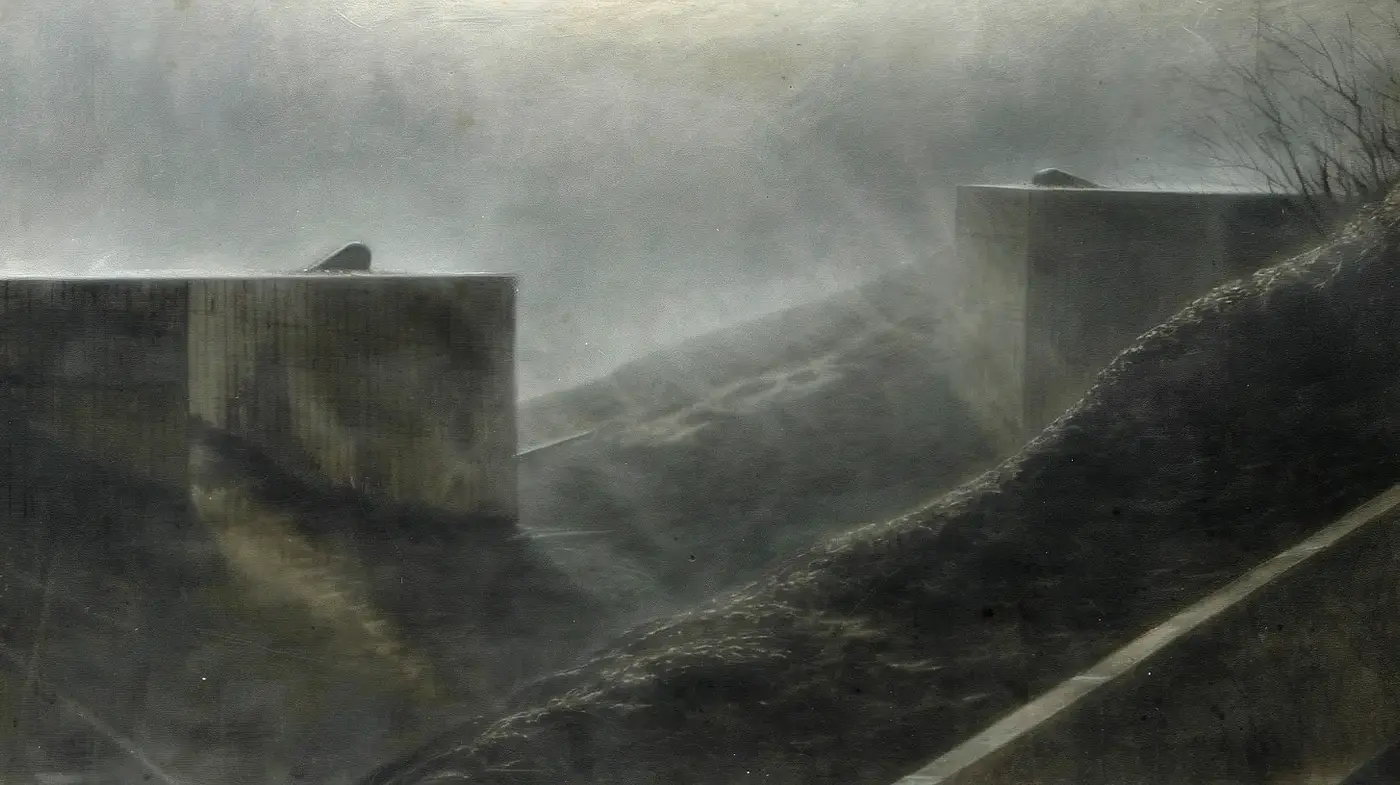 Misty Monochrome Echoes: A Harmonious Blend of Grayscale Serenity - Midjourney sref style