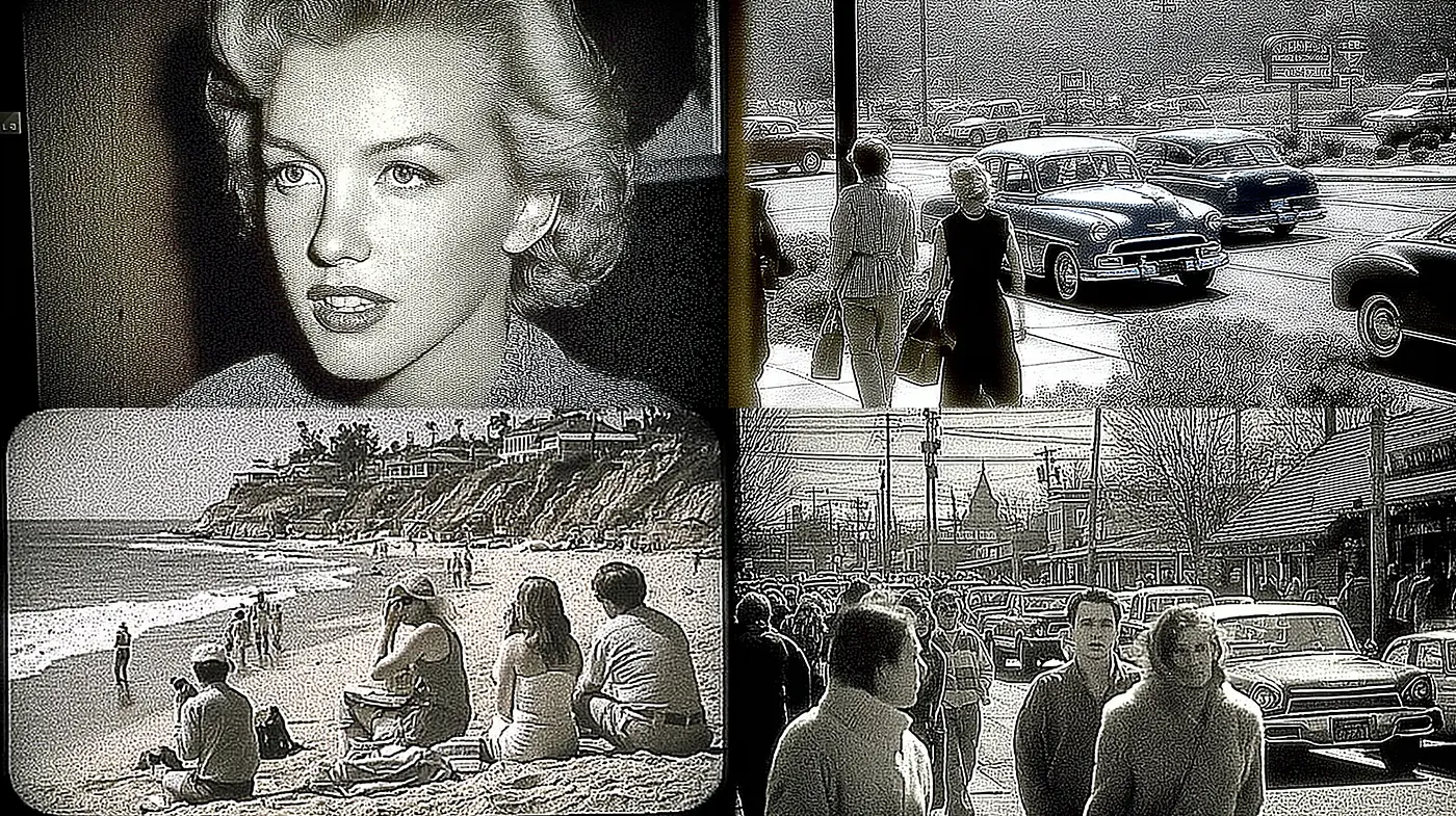 Classic Mid-Century Aesthetic with Nostalgic Charm and Cinematic Texture - Midjourney sref style