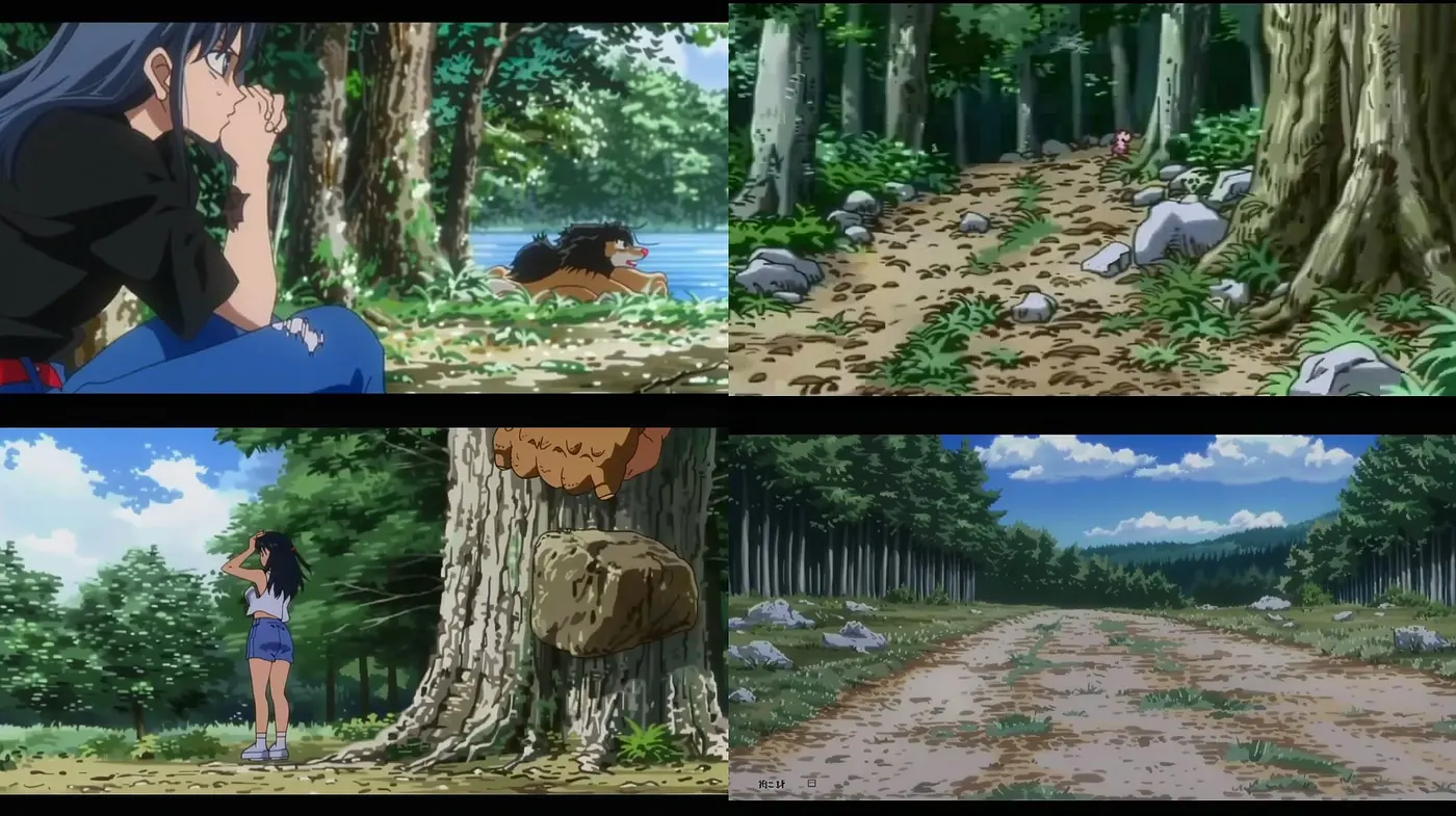 Consistent Elements of Nostalgic Animation Through Varied Vistas - Midjourney sref style