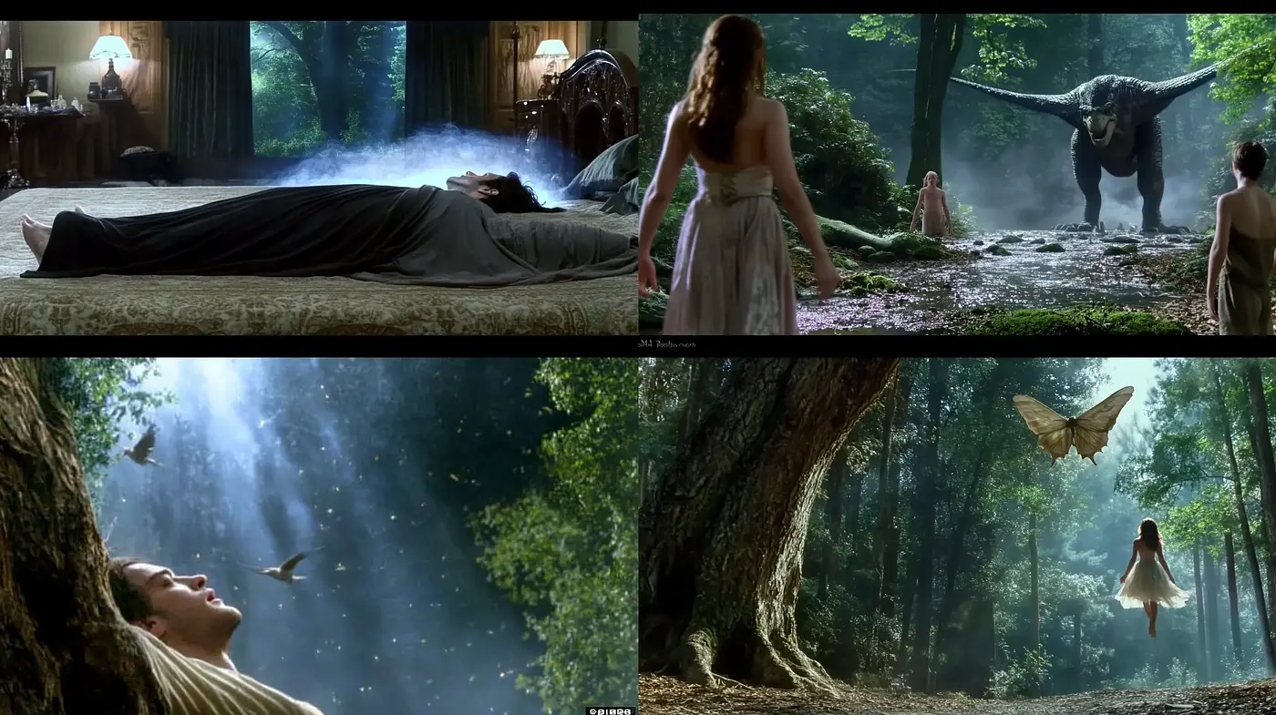 Enchanted Wilderness: A Symphony of Ethereal Light and Nature - Midjourney sref style