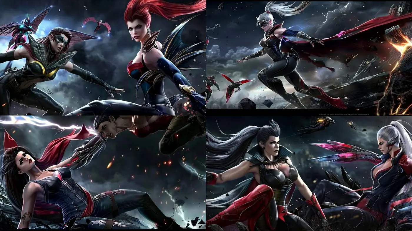 Ethereal Cinematic Dynamism: A Fusion of Hyper-Realism and Striking Visual Fantasy - Midjourney sref style