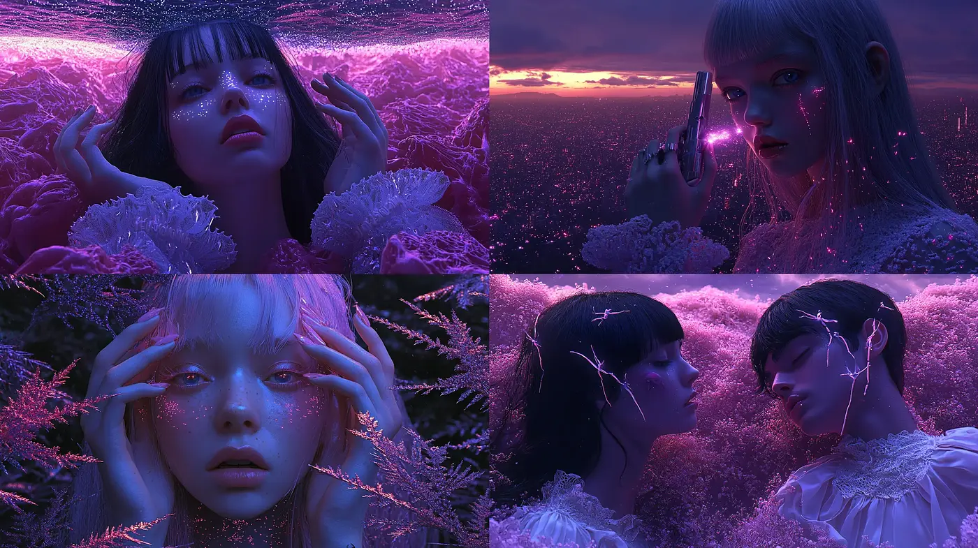 Ethereal Twilight Dreamscape Portraiture - Midjourney sref style