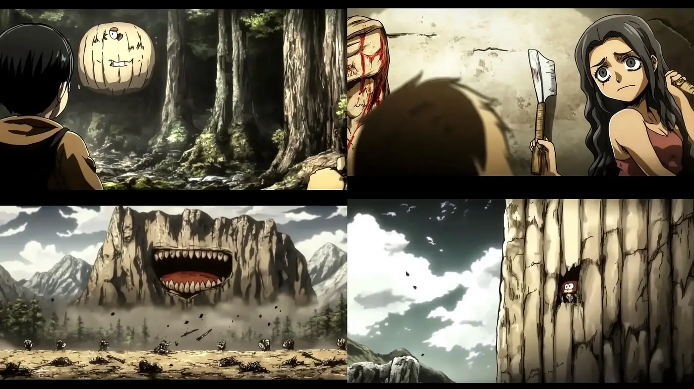 Epic Anime-Inspired Adventure Vista - Midjourney sref style