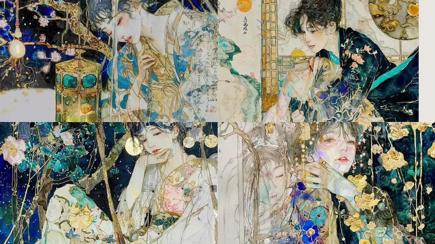 Intricate and Ethereal Aesthetic with Emphasis on Nature and Emotion - Midjourney sref style