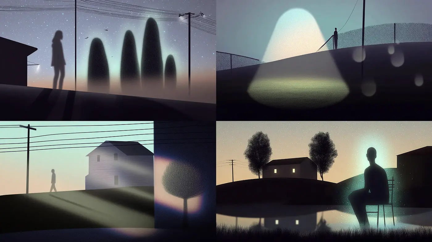 Mystical Landscapes with a Surreal, Dreamlike Atmosphere - Midjourney sref style