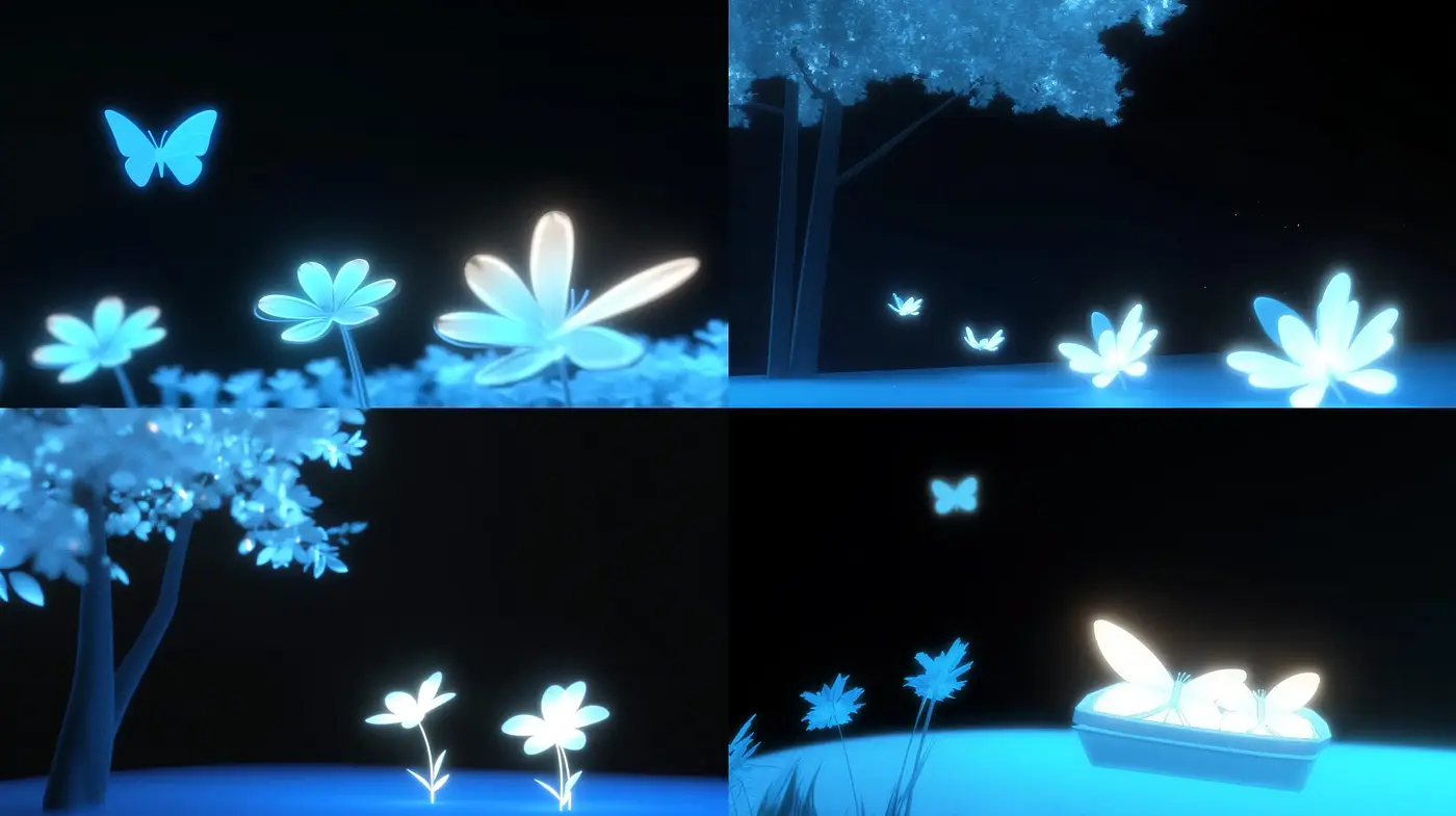 Luminous Dreamscape: A Study in Ethereal Glow and Surreal Serenity - Midjourney sref style