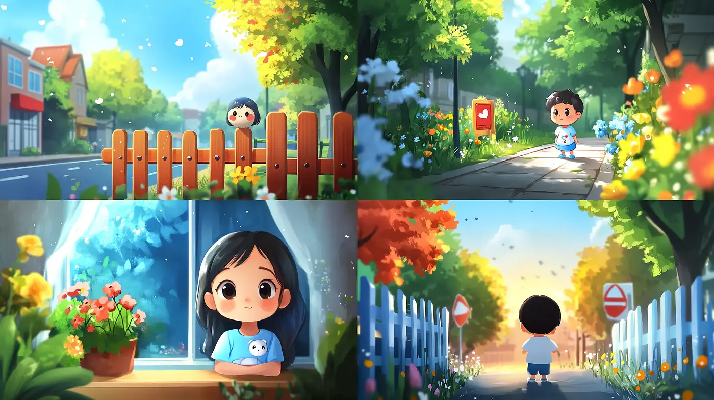 Consistent Luminosity in an Idyllic Animated Dreamscape - Midjourney sref style