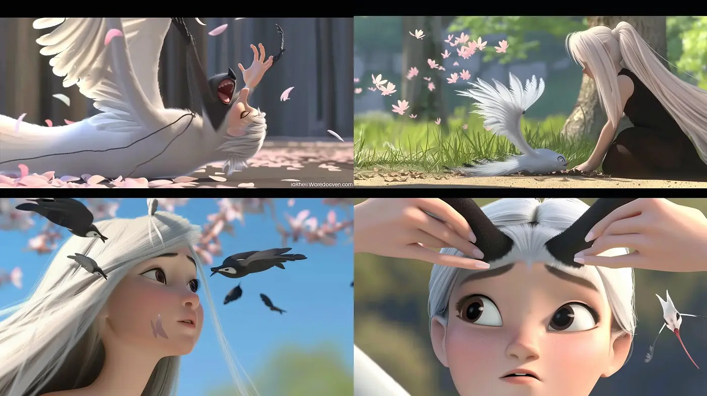 Serene and Ethereal Animated Fantasy - Midjourney sref style