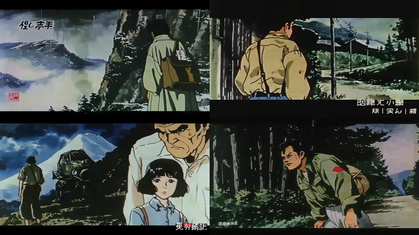 Evocative Anime Landscape and Character Scenes with a Retro Essence - Midjourney sref style