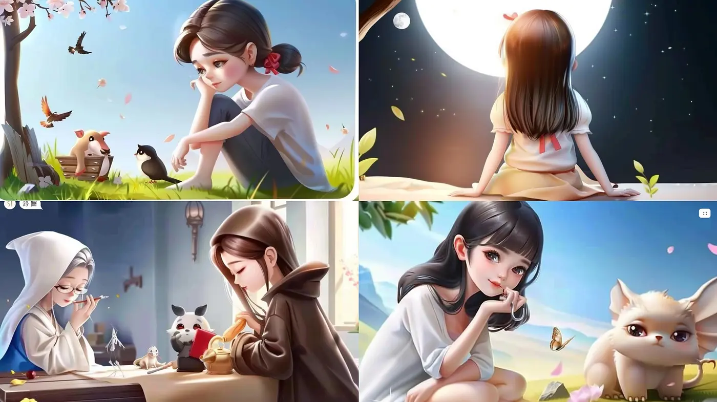 Serene Whimsy: A Consistent Pastel Panorama Style with East Asian Artistic Elements - Midjourney sref style
