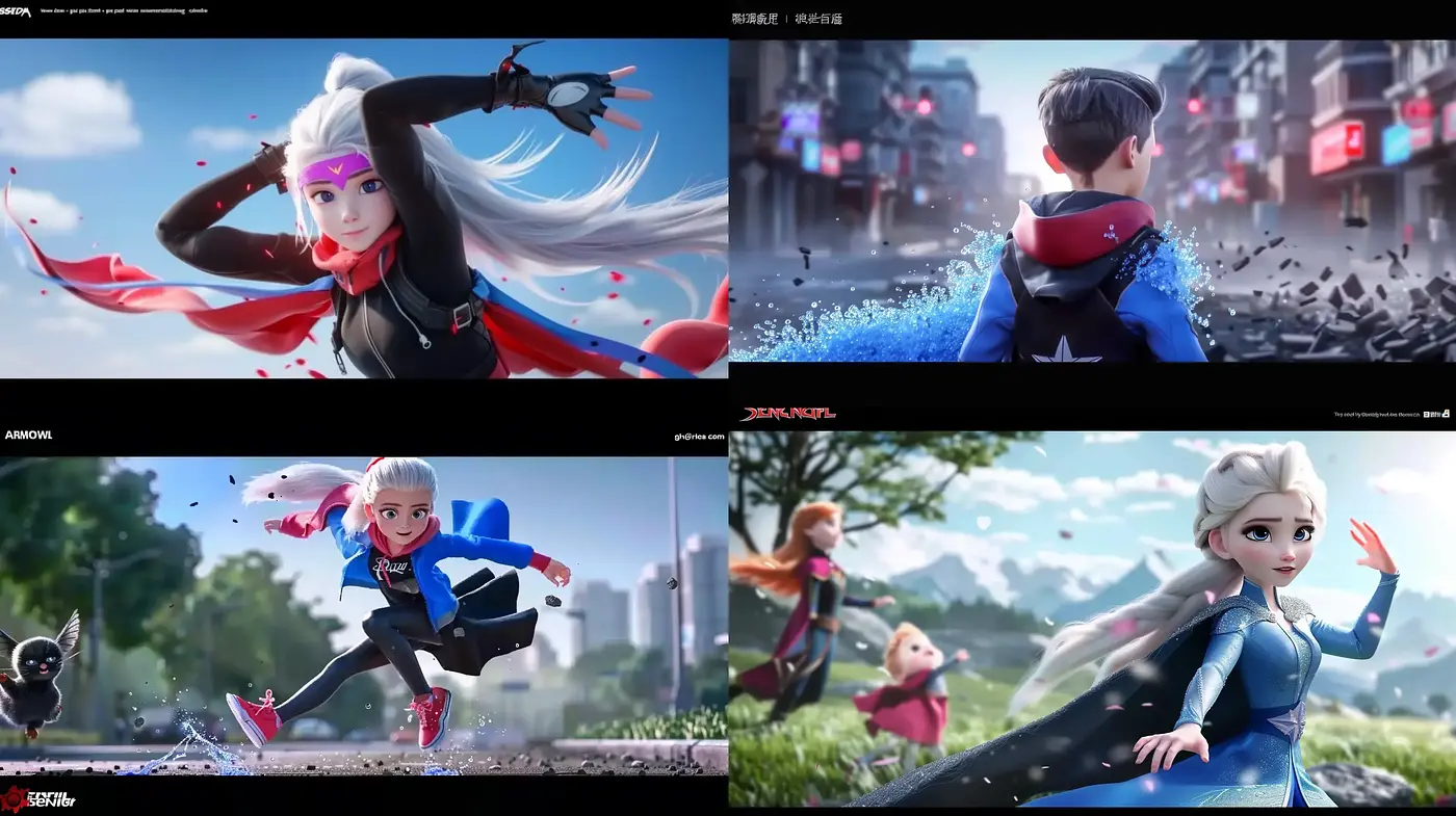 Dynamic Elegance in Digitally Rendered Futuristic Capes - Midjourney sref style