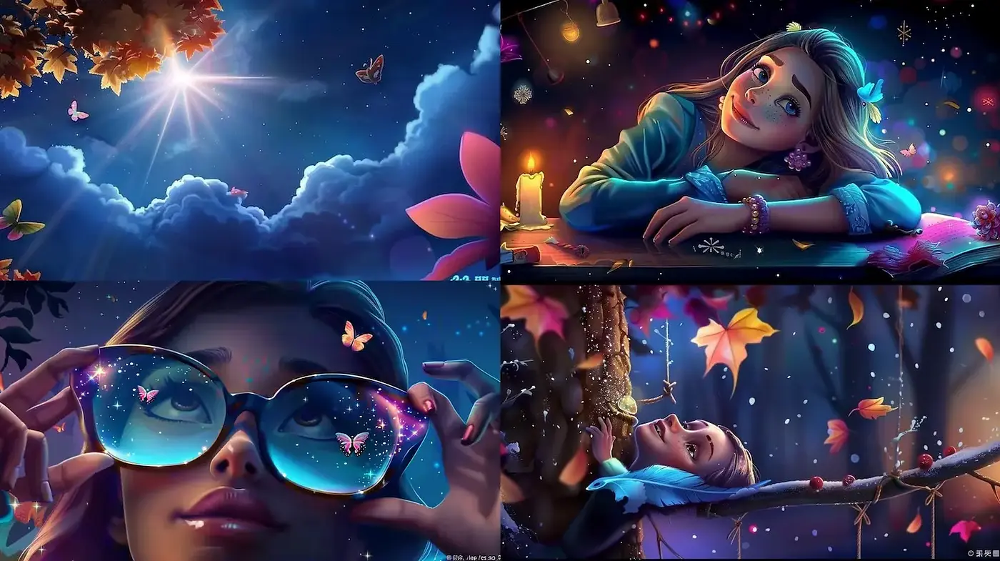 Enchanting Dreamscapes with Whimsical Flairs - Midjourney sref style