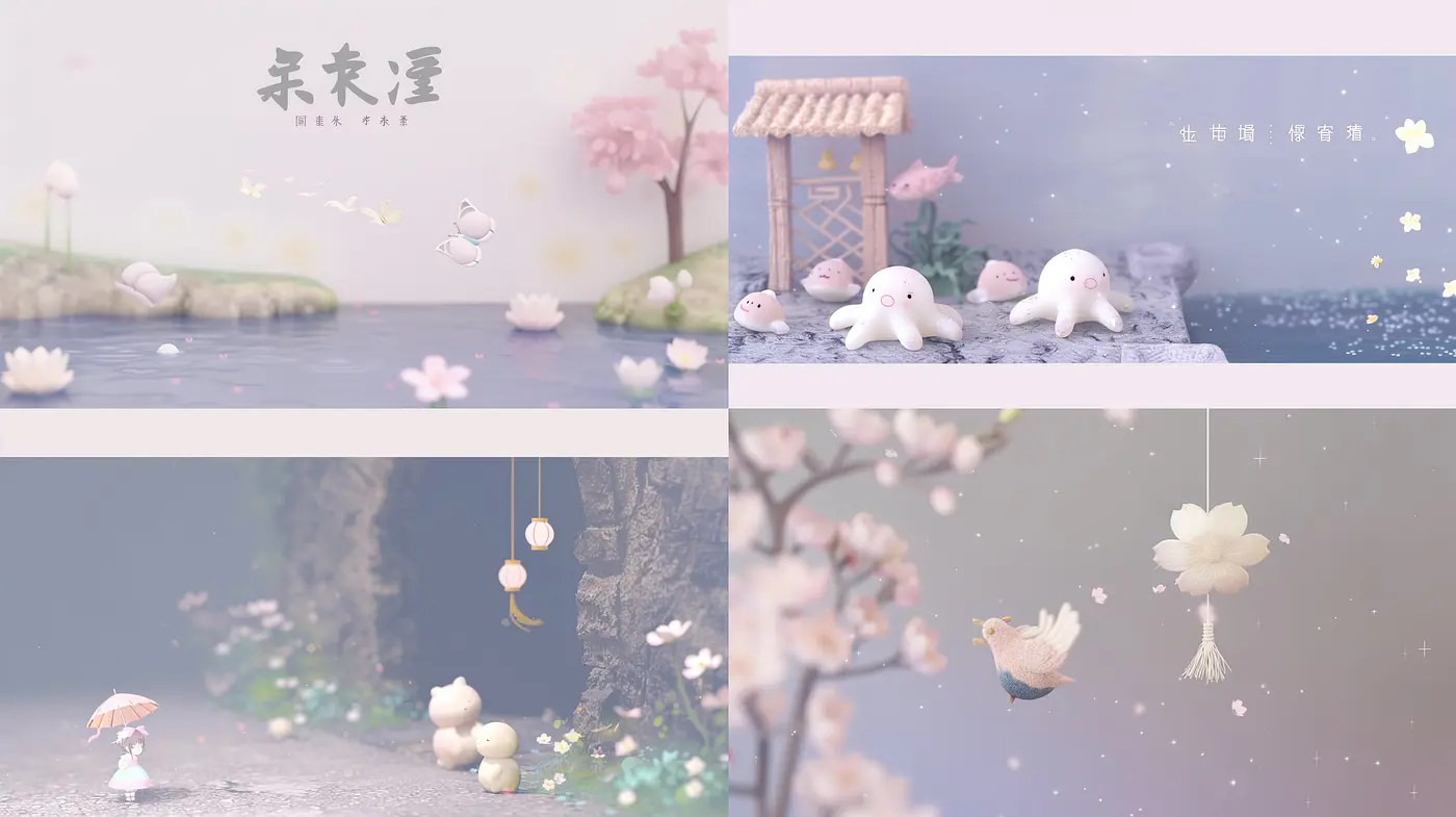 Serene Pastel Dreamscape: A Fusion of Softness and Whimsicality in Art - Midjourney sref style