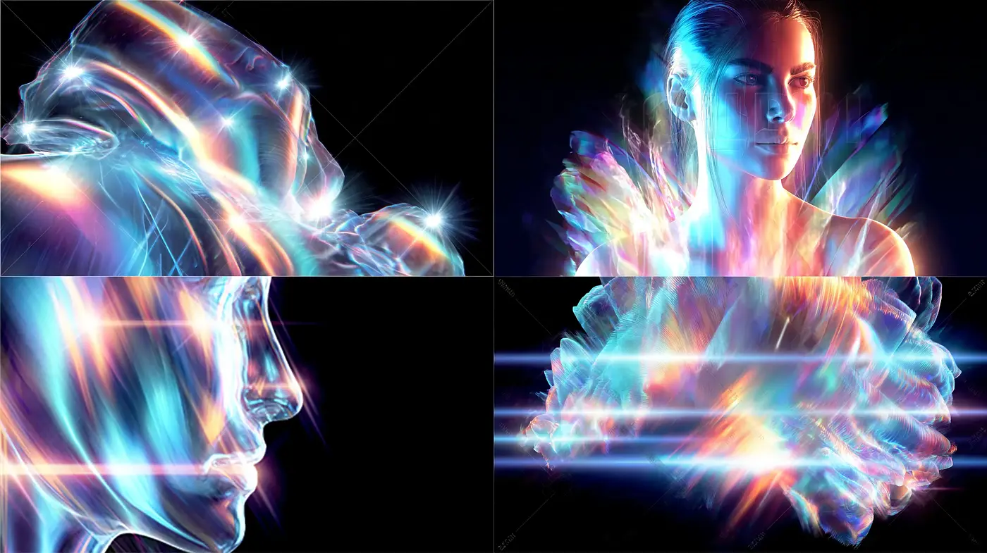 Radiant and Ethereal Fusion of Light and Form - Midjourney sref style