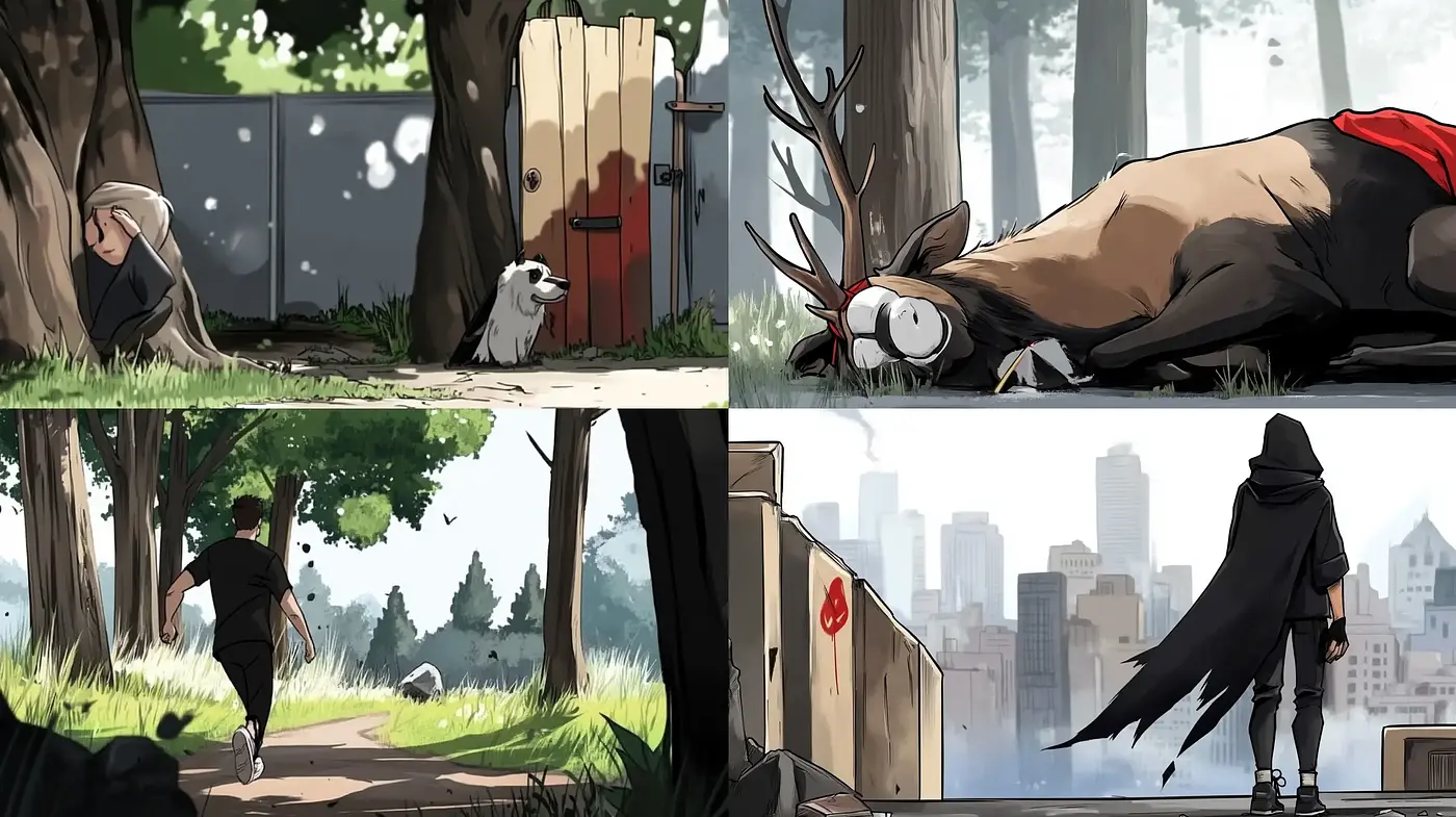 Contemporary Graphic Novel Aesthetics with a Cinematic Touch - Midjourney sref style