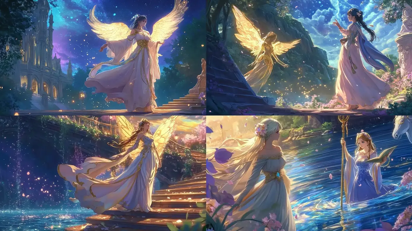 Ethereal Twilight: A Surreal Fusion of Fantastical Elements and Magical Realism - Midjourney sref style