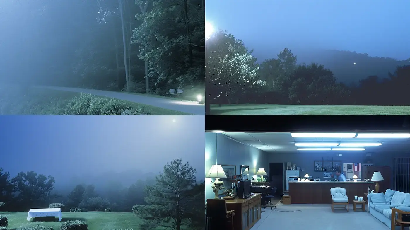 Atmospheric Serenity and Subdued Elegance in Visual Composition - Midjourney sref style