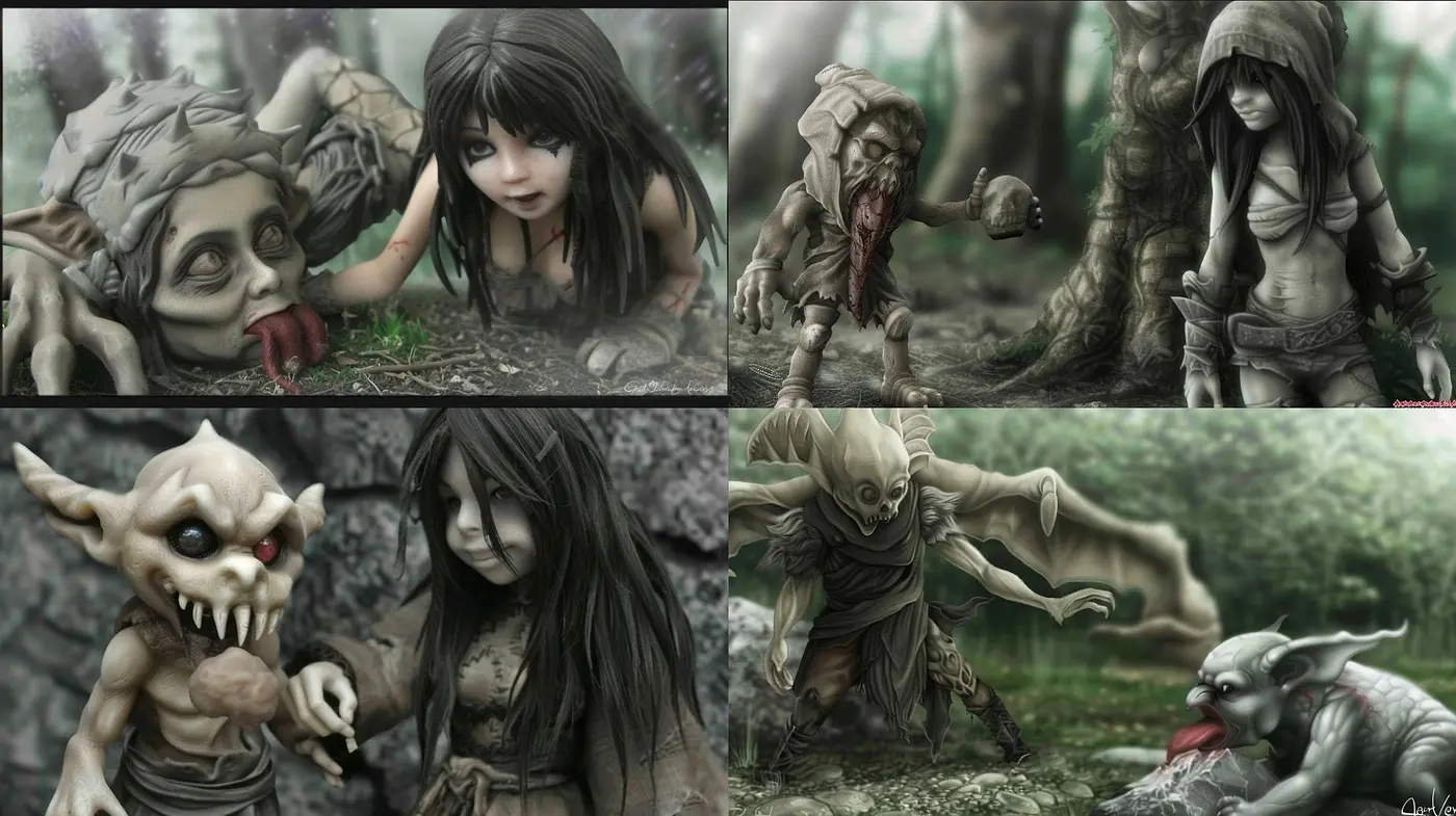 Ethereal Shadow and Sepia: A Consistent Journey Through Muted Storybook Realms - Midjourney sref style