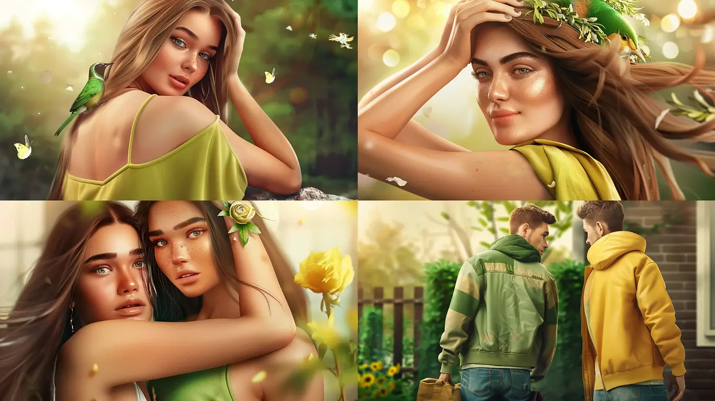 Luminous Serenity in Digital Realism with a Touch of Enchantment - Midjourney sref style