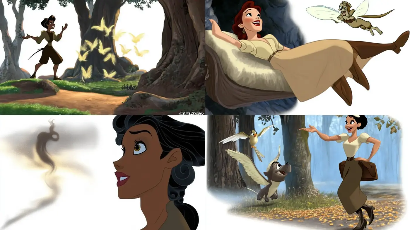 Enchanted Forest Whimsy: A Study in Animated Fairy Tale Expressiveness - Midjourney sref style