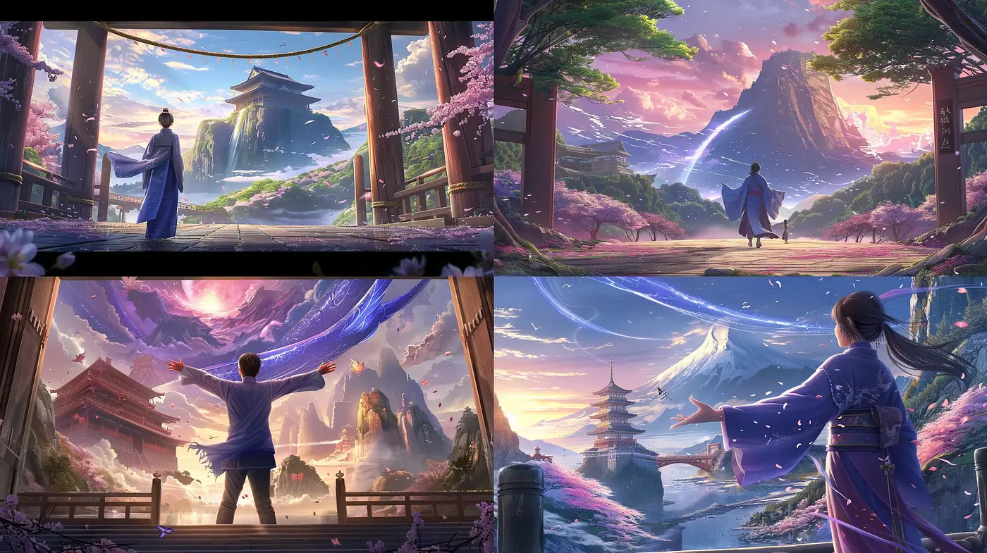 Ethereal Eastern Dreamscape with Pastel Twilight Hues - Midjourney sref style