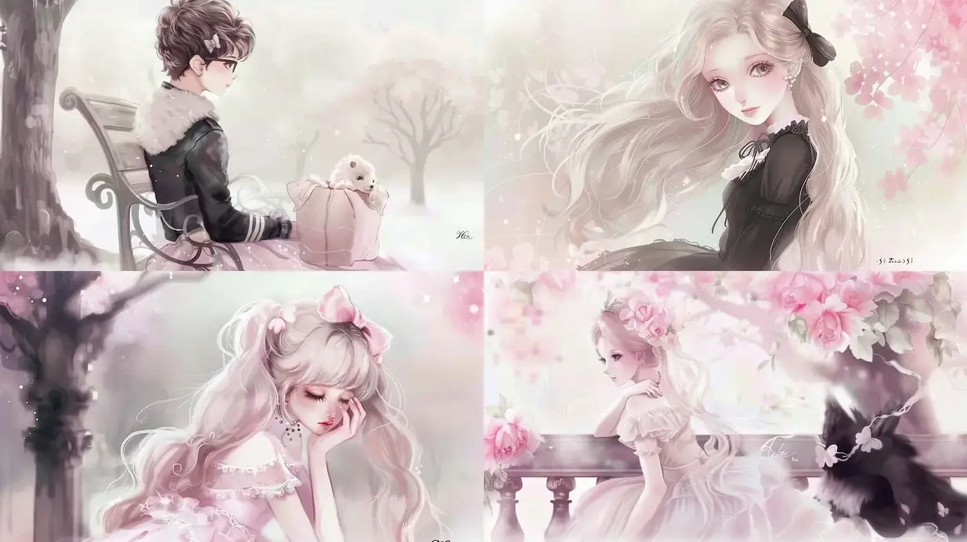 Soft and Ethereal Illustrations with a Magical Essence - Midjourney sref style
