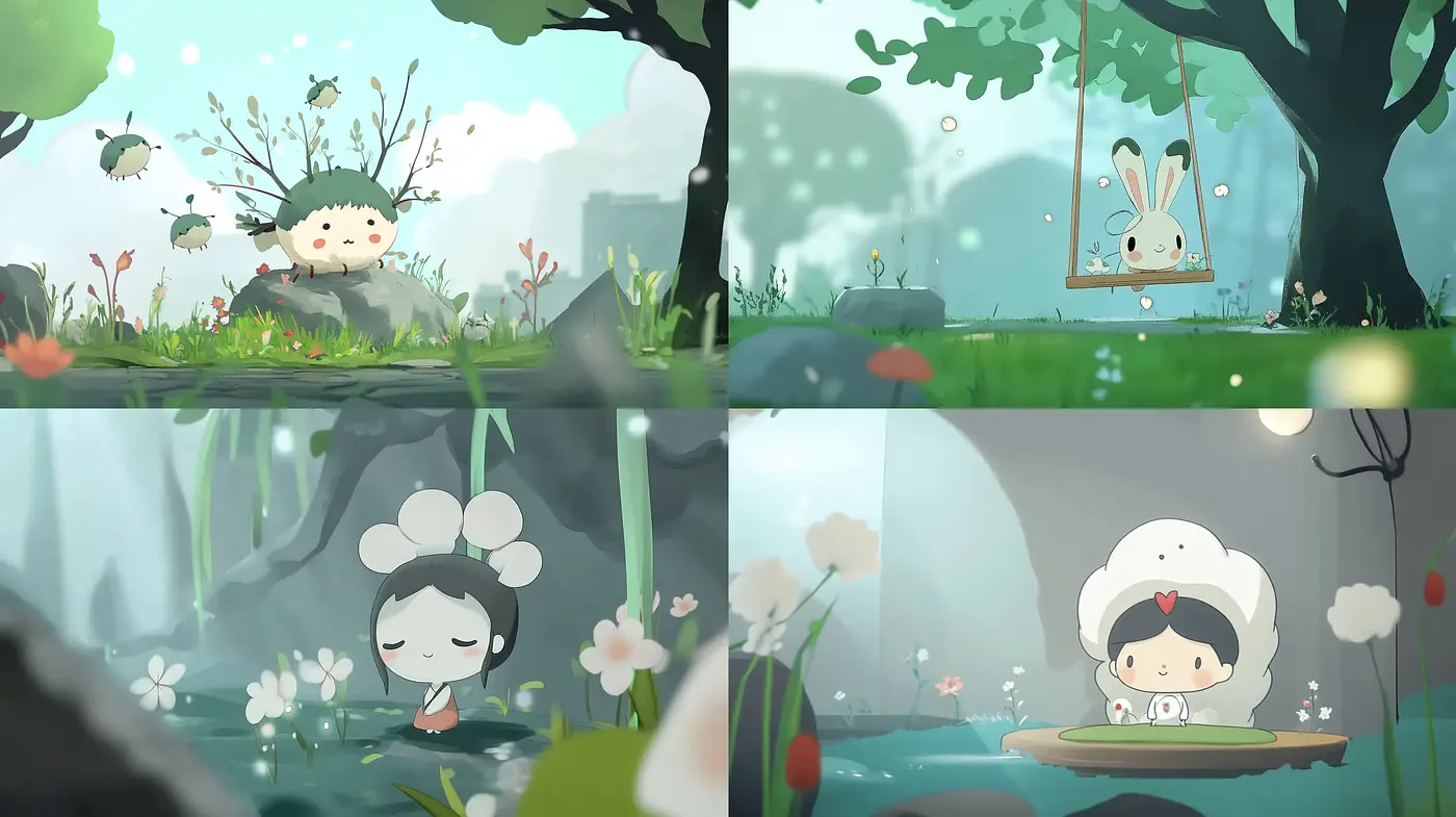 Enchanting Pastoral Vistas: A Fusion of Soft Hues and Serene Landscapes - Midjourney sref style