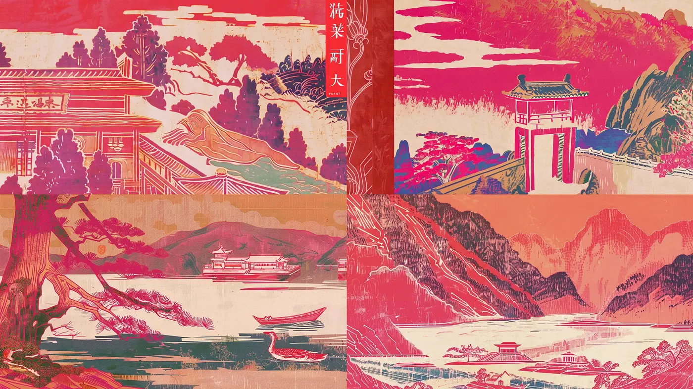 Traditional East Asian Aesthetic with a Modern Twist - Midjourney sref style